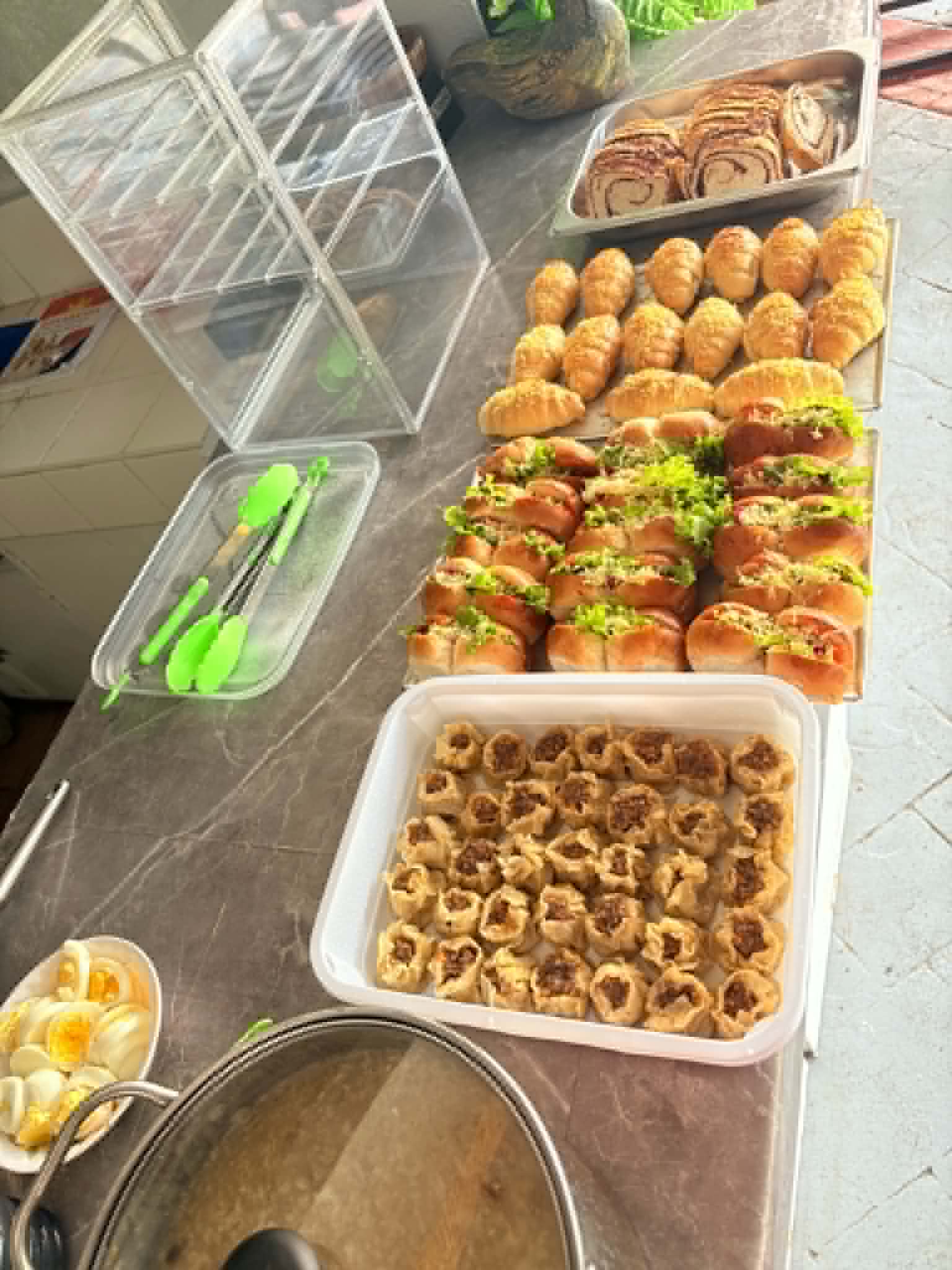 Canteen counter — fresh every morning